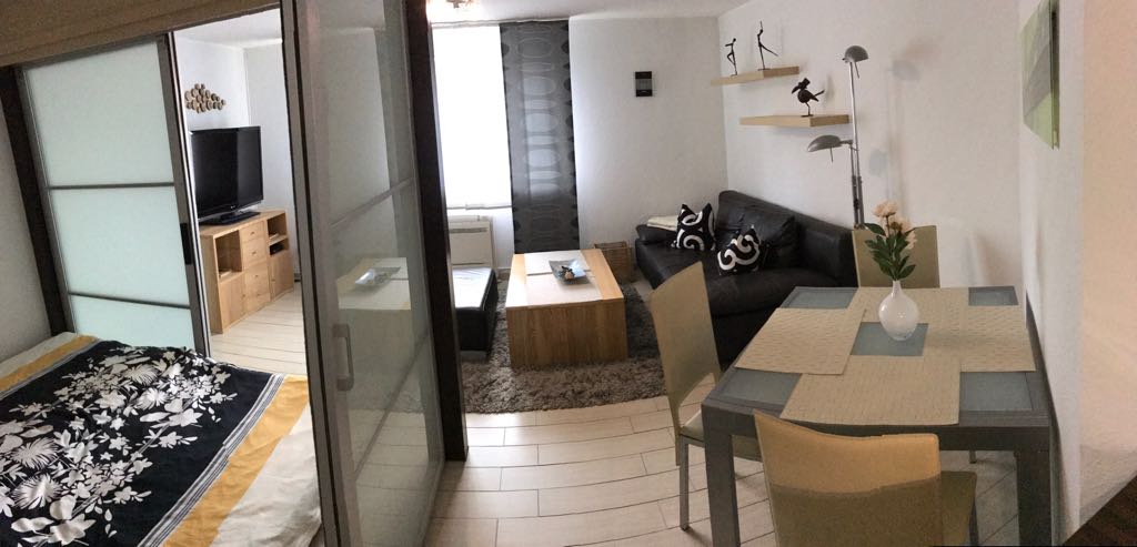 Wohnung von der K�che aus gesehen